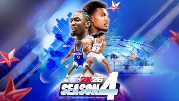 NBA 2K26 Season 4 Tips Off With Victor Wembanyama and Tyrese Maxey as Featured Stars