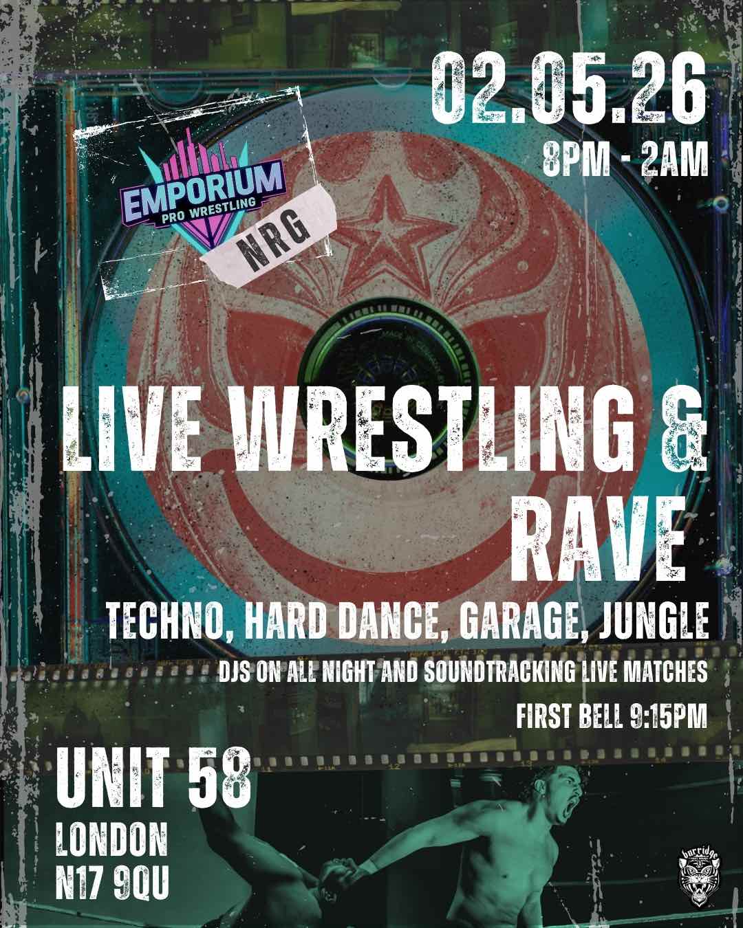 Wrestling & Rave Culture Collide at Emporium NRG