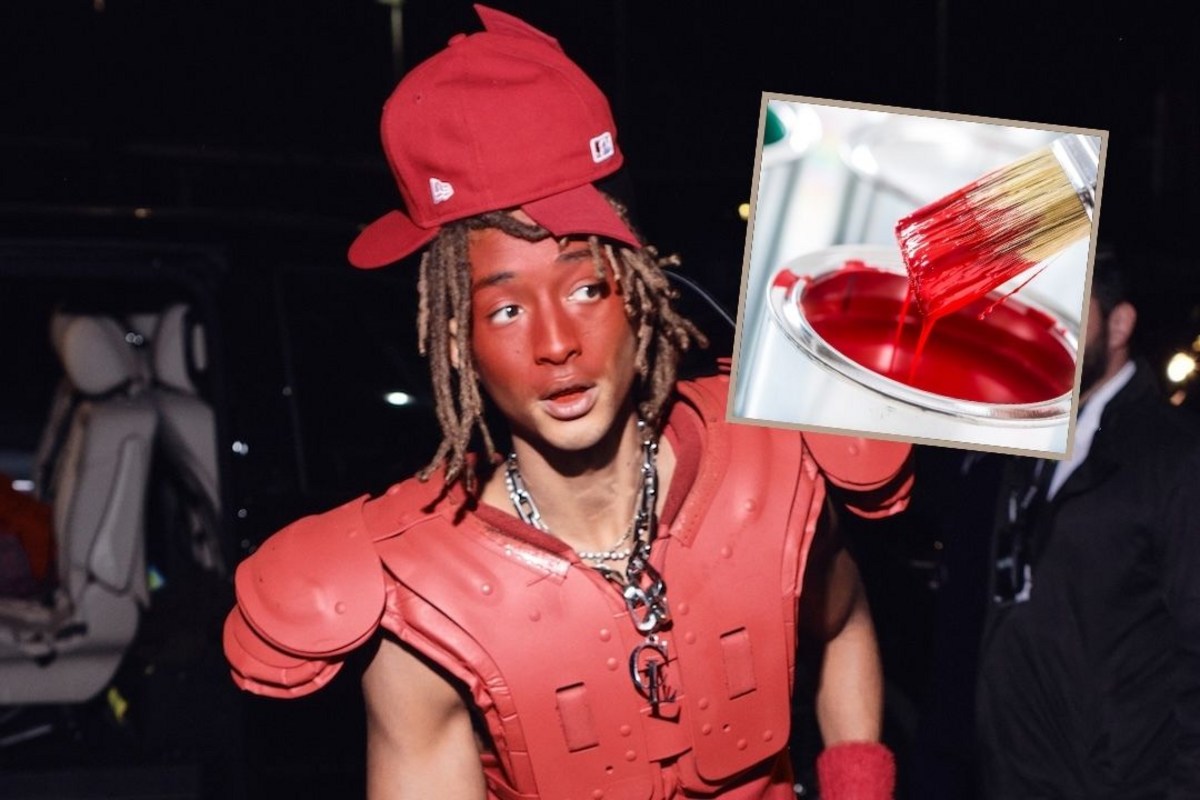 Jaden Smith Sparks Online Debate After Nude Red Paint Photoshoot