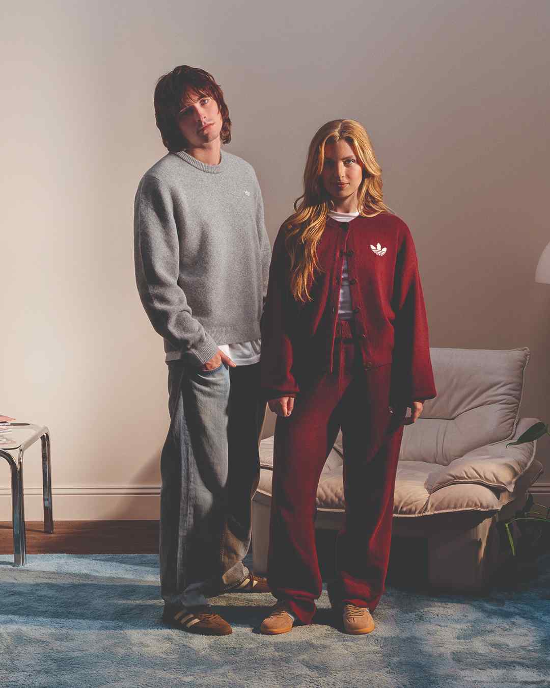 Gene and Anaïs Gallagher Front New adidas Originals Campaign