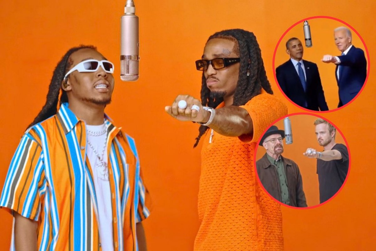 Viral AI Trend Puts Celebrities and Animals Inside Quavo and Takeoff’s 'Hotel Lobby'